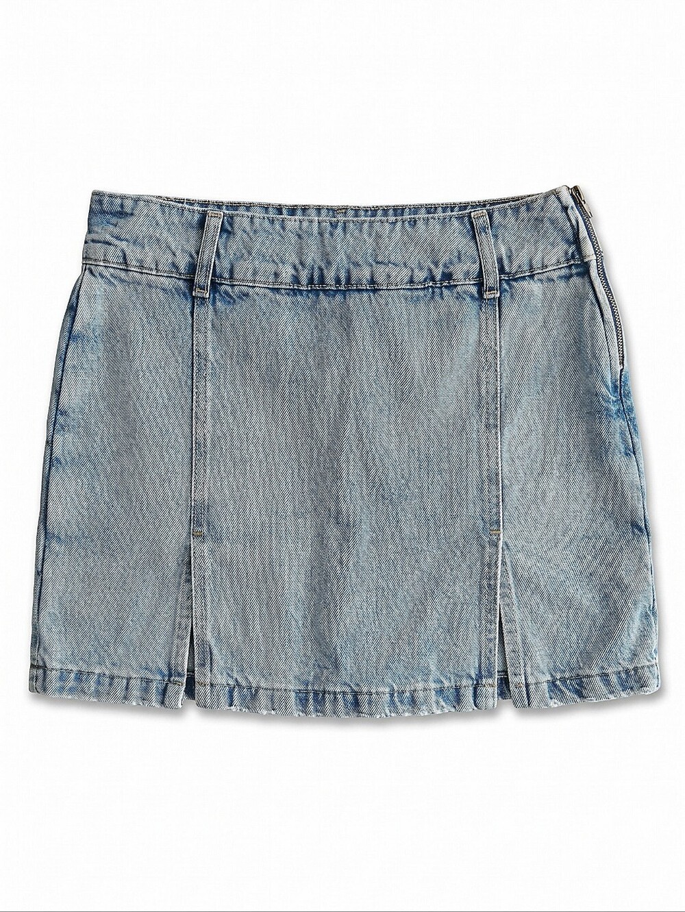 NWT! Billie Denim Mini Skort - Light Blue